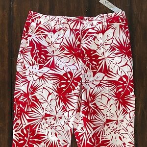 Jones Wear Red and White Tropical Kids Bottoms